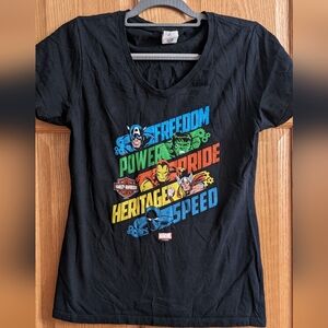 **3-for-15** Harley-Davidson Marvel V-Neck Tee